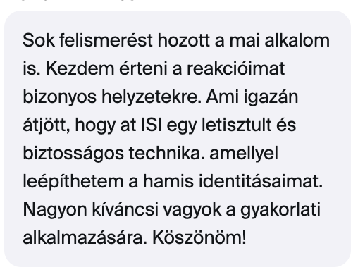 Kliens visszajelzés
